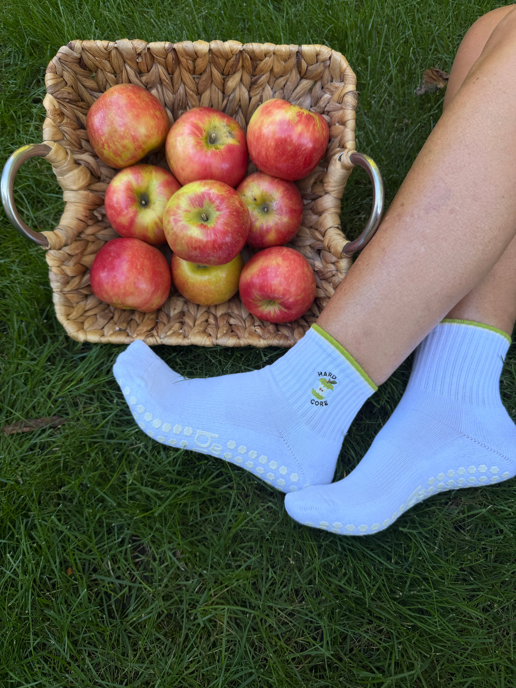 Hard Core Apple Grip Socks