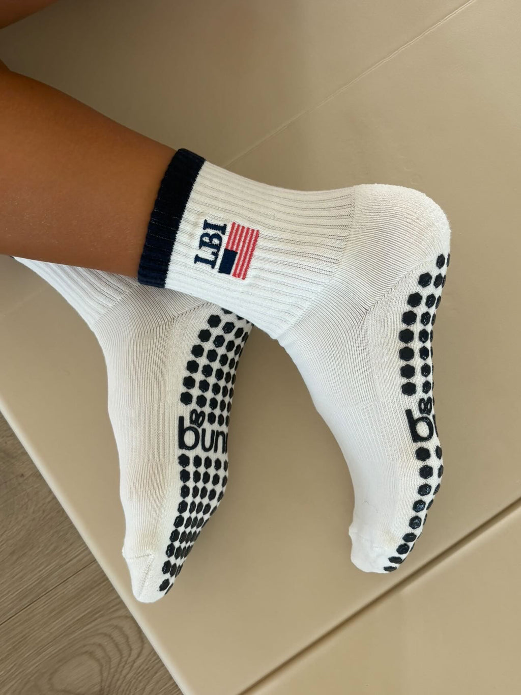 LBI American Flag Grip Socks