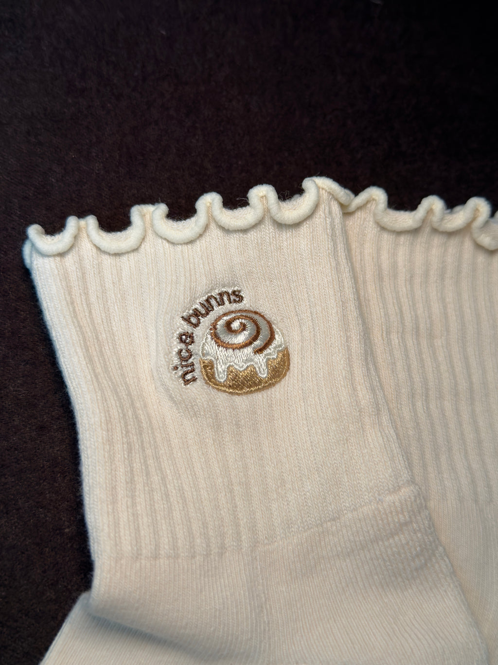 Nice Bunns Cinnabunn Grip Socks