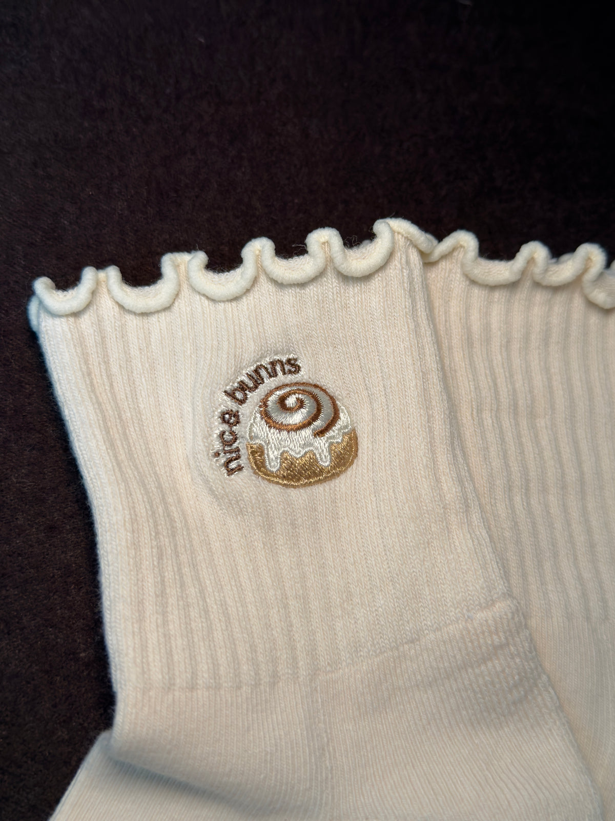 Nice Bunns Cinnabunn Grip Socks