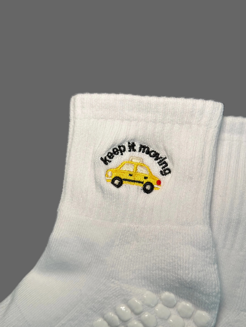 Keep It Moving Taxi Grip Socks