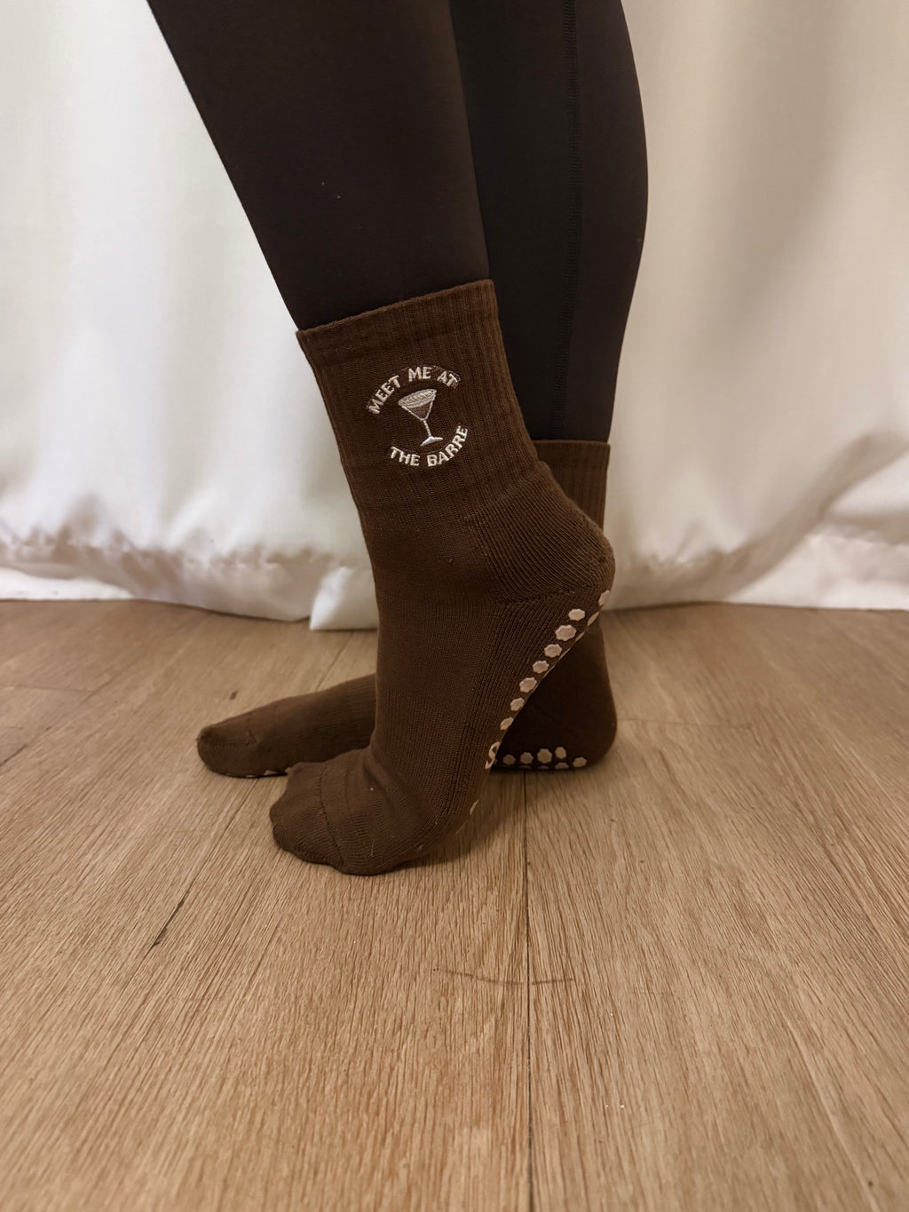 Espresso Martini Barre Grip Socks