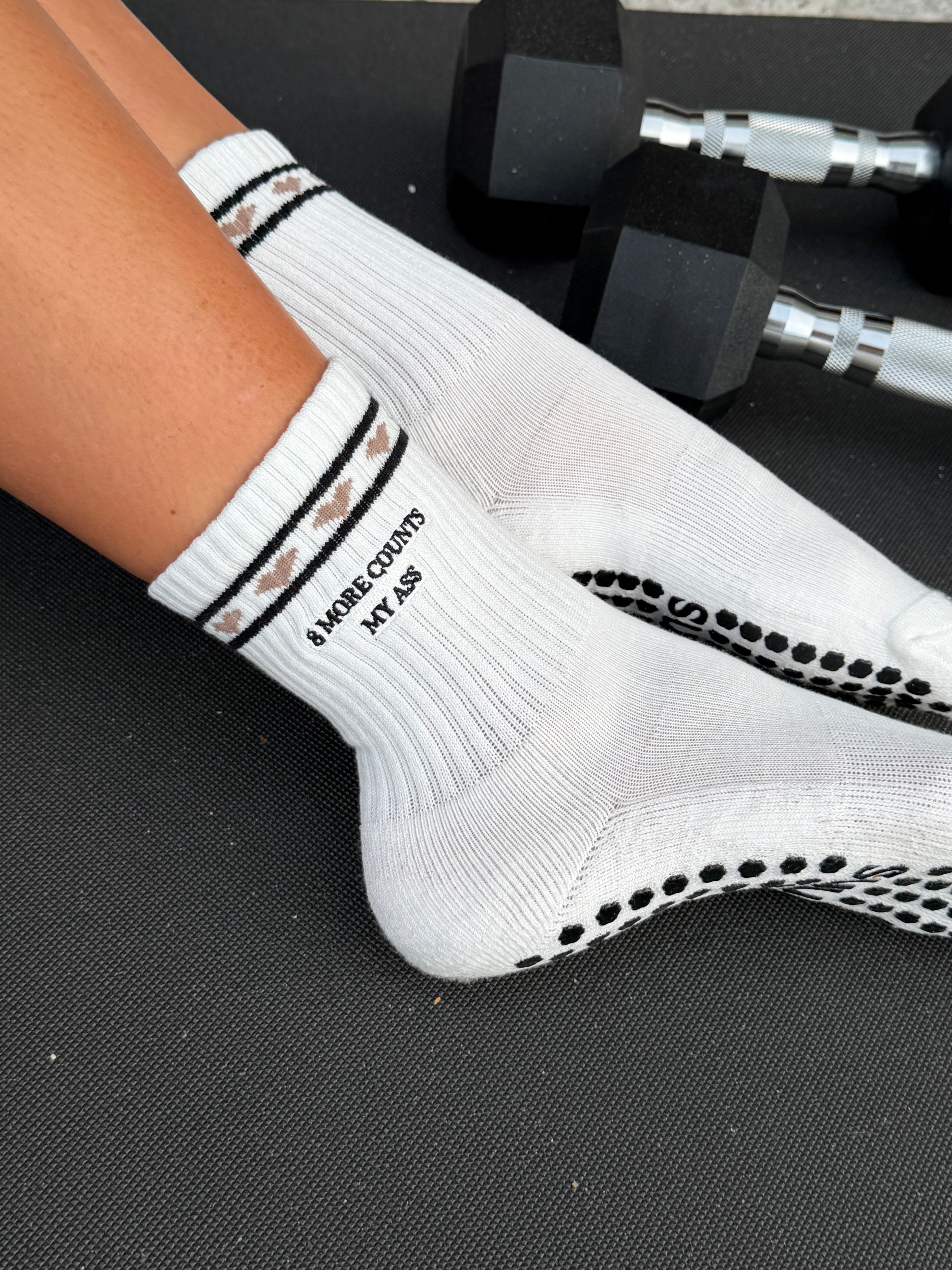 8 More Counts My Ass Grip Socks