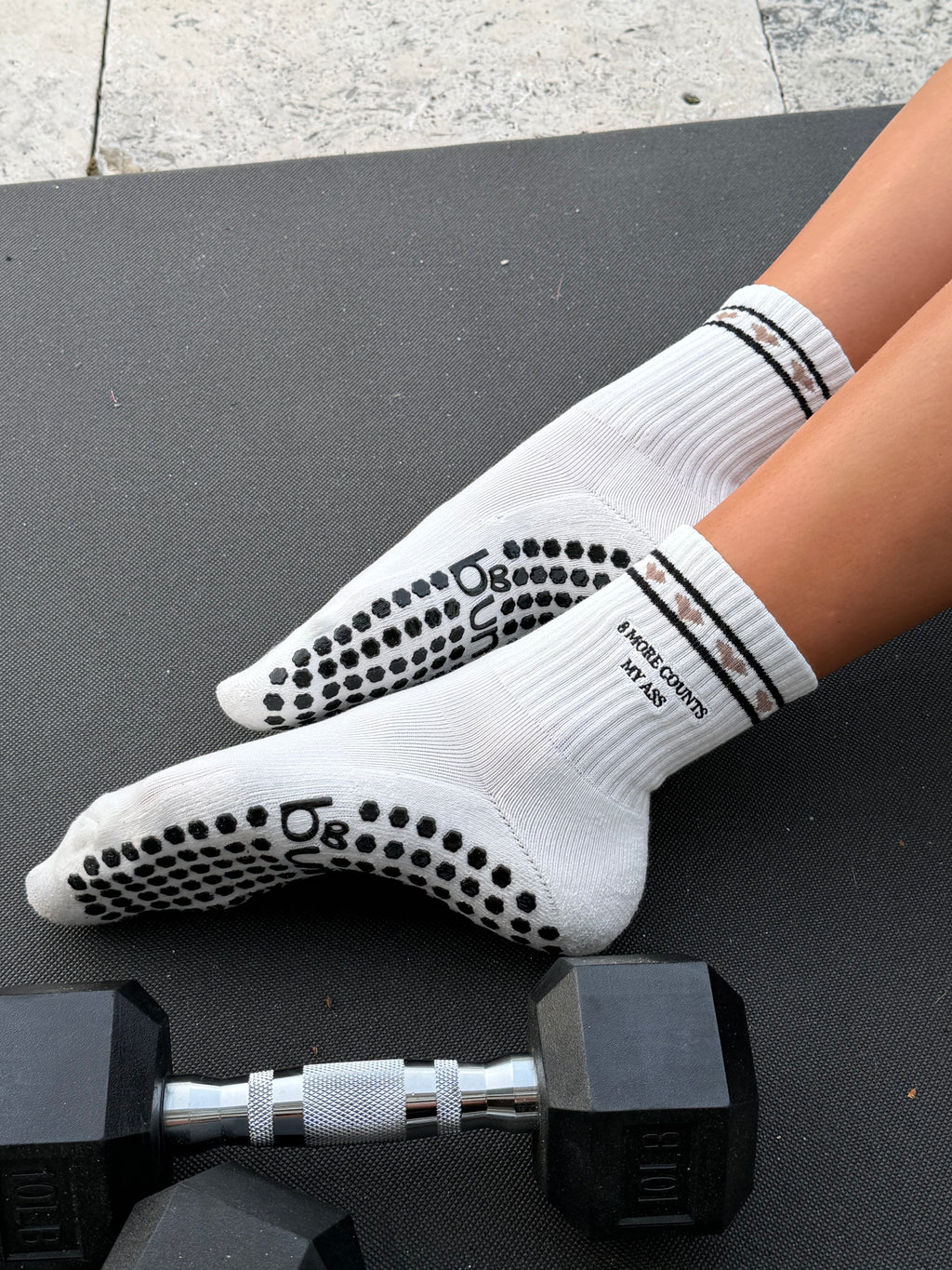 8 More Counts My Ass Grip Socks