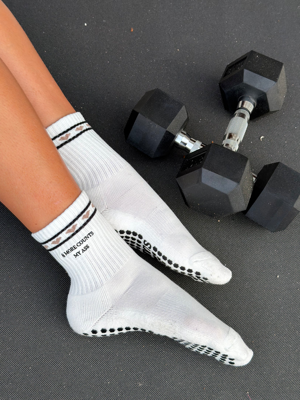 8 More Counts My Ass Grip Socks