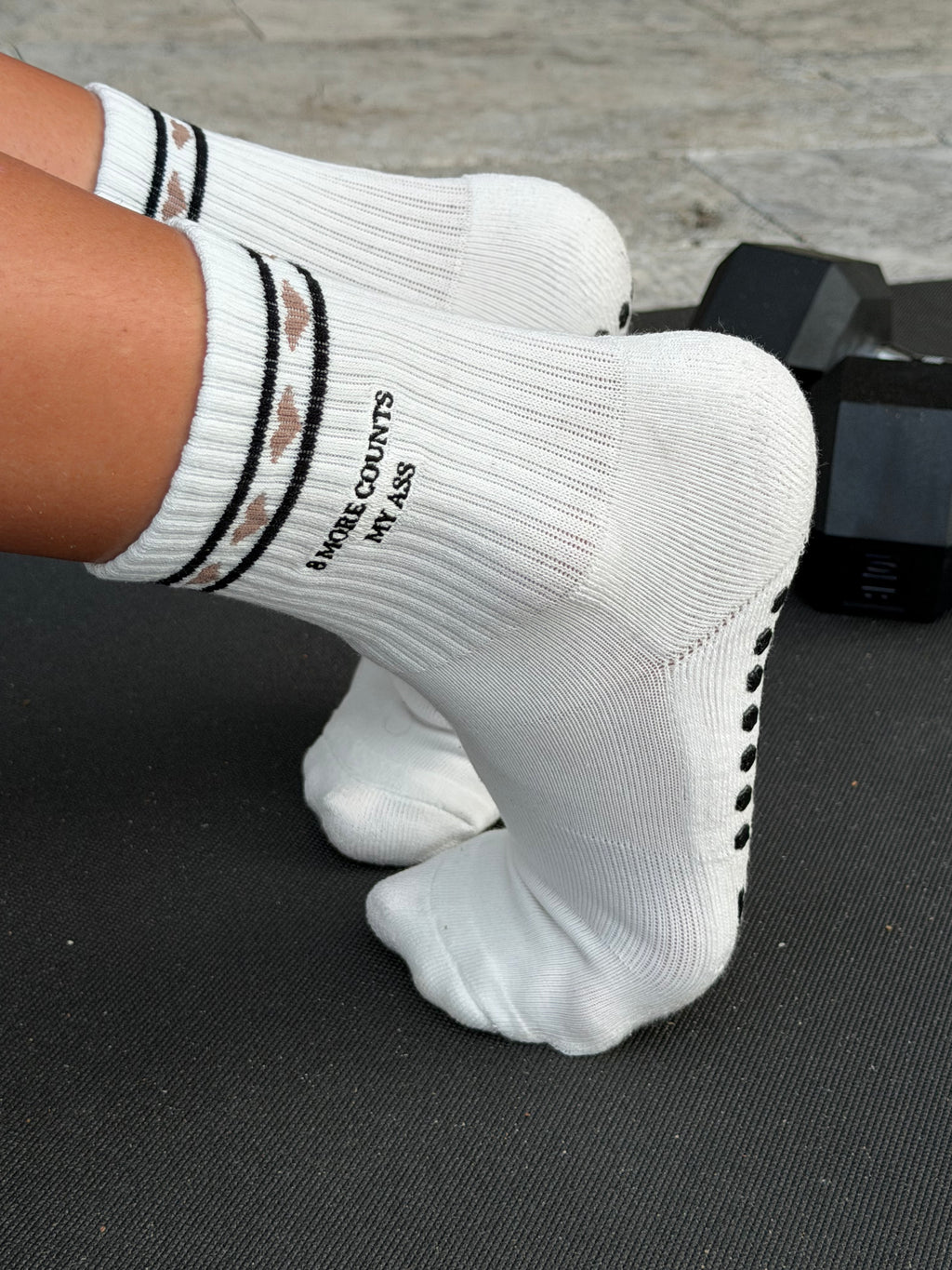 8 More Counts My Ass Grip Socks