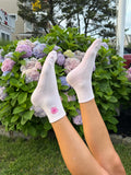 Hibiscus Flower Grip Socks